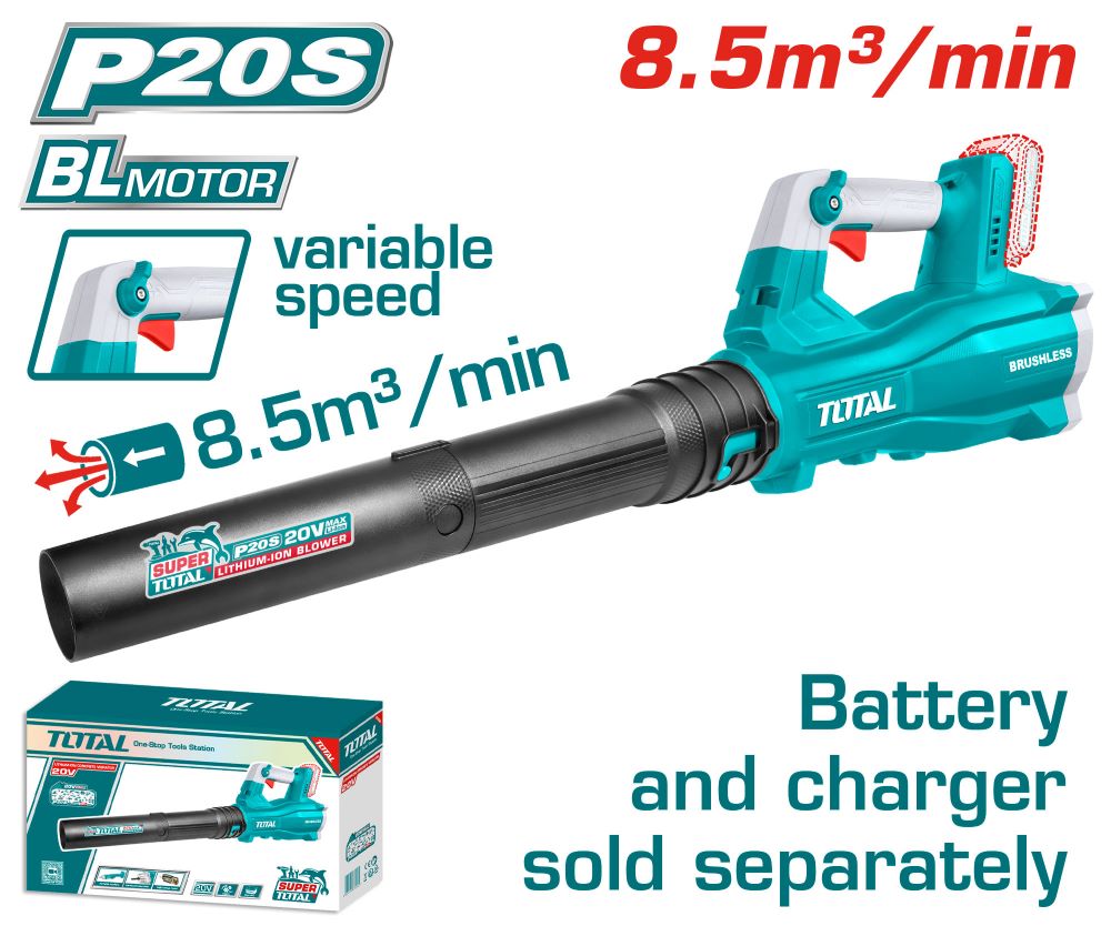 Soplador Total 20 V 18500 Rpm