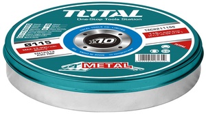 Set Disco Abrasivo Total Corte Metal 10pcs