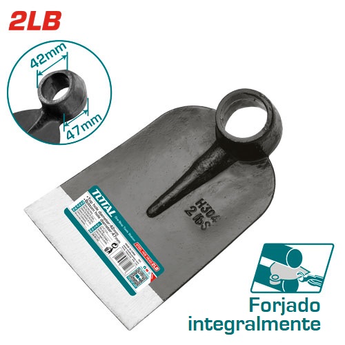 Azada Total Ancha 2 Lb Sin Mango