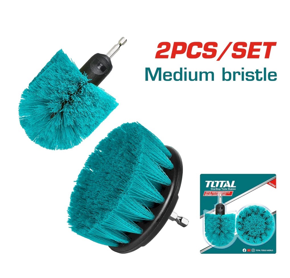 Cepillo Total P/ Taladro Cerdas Medias 3" Y 3.5"